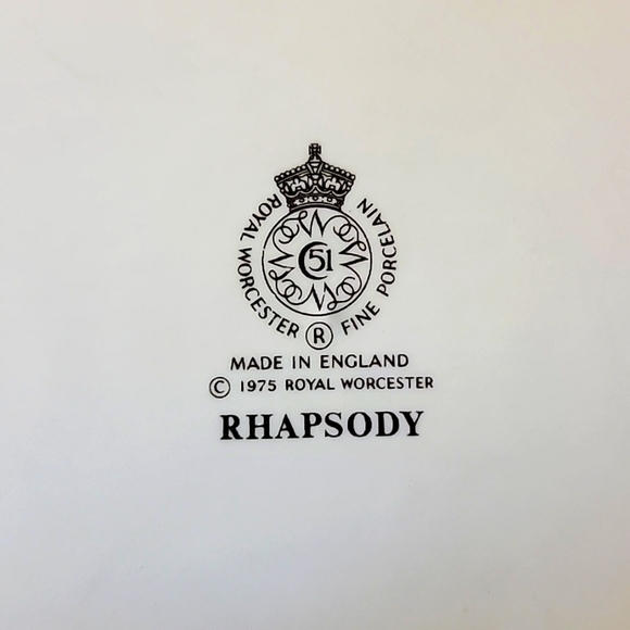 🧀 Royal Worcester Rhapsody Au Gratin Dish .. EVC - Picture 2 of 4